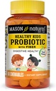 MASON NATURAL Enfants en santé probiotique avec fibre - Fonction saine et digestive, amélioration de la santé de la gueule, 60 à manger
