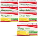 Leader 4 heures de soulagement de l'allergie, comprimés de maléate de chlorphéniramine, antihistaminique, 4 mg, 100 Nombre (paquet de 6)