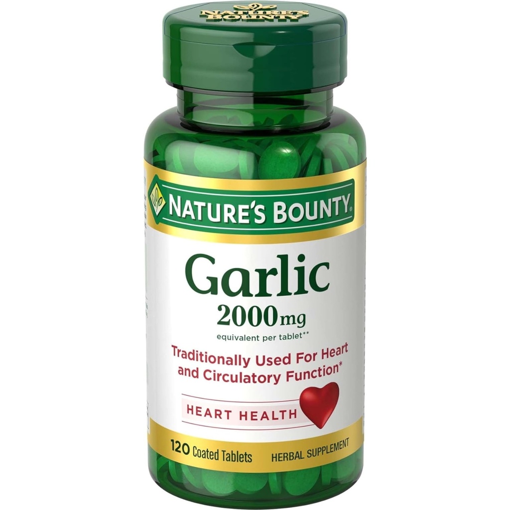 Nature's Bounty Knoblauch 2000mg, Tabletten 120 ea