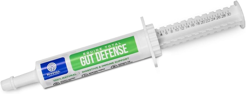 Equine Total Gut Defense– All-Natural Digestive & Immune Support Supplemento per Cavalli – Mantiene livelli di Ph – Supporta la digestione - 100% naturale – Made in USA