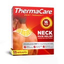 ThermaCare Heat Wraps per Neck & Shoulder Pain Relief - Portable Adhesive Heat Pads with 16-Hour Therapeutic Heat - Drug-Free Muscle & Joint Soothing Patches - Large - 11-Count