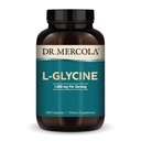 Dr. Mercola L-Glycine - Aids Produzione di Glutathione & Collagen - Supporta Cuore, Cervello, Digestione, Metabolic & Immune Salute - Non OGM, Gluten-Free & Soy-Free - 180 capsule (90 Servings)