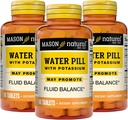 Mason Natürliches Wasser Pille mit Kalium und Kalzium - unterstützt Fluid Balance, hilft Bloating und Swelling, Natürliche Diuretische Ergänzung, 90 Tabletten (Pack von 3)