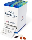 Persona Nutrition Daily Essentials Multivitamin Pack per le donne e gli uomini (28 Pack) – Include Omega 3 con curcuma, calcio, vitamina D & Multivitamina adulto completo