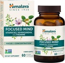 L'esprit concentré de l'Himalaya avec Ashwagandha, Bacopa & L-Theanine pour Focus, énergie et attention, 60 capsules, 1 mois d'approvisionnement, végétalien, sans gluten