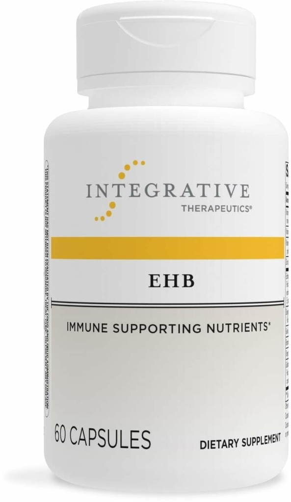 Integrative Therapie EHB - Immununterstützungsergänzung mit Vitaminen A, C & B6* - Mineralische Unterstützung mit Zink - Dairy-Free & Glutenfrei - 60 Kapseln (20 Portionen)
