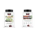 Force Factor Maca Root und Collagen Soft Chews Bundle mit 60 Maca und 60 Collagen Chews