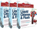 Nutrition appliquée Nettoyer et flush liquides 5 jours - 10 tubes liquides, boîte de 3 - élimine l'excès de matière et favorise une fonction intestinale saine - 30 portions