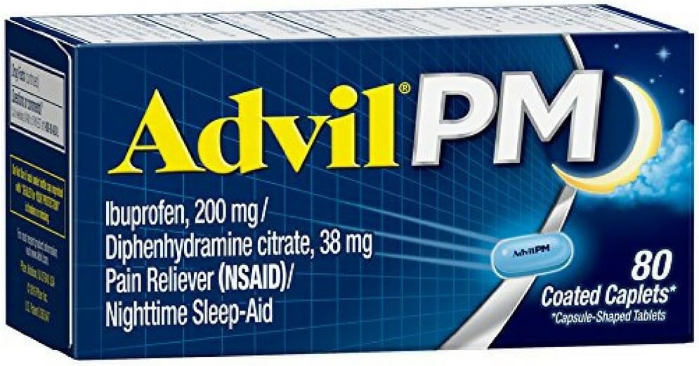 Caplets PM Advil-80ct