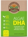 Alghe DHA 120 Softgels x 1 Box - Vegan Omega-3 Supplemento, Pure Plant-Based Carrageenan, DHA e olio di alghe (120 conteggio)