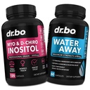 Myo-Inositol & D-Chiro Inositol & Wasser Away Pillen - Wasser Retention Diuretics für Gut Health & Leg Swelling - Ergänzungen für Frauen Menstrual Cycle & Female Health