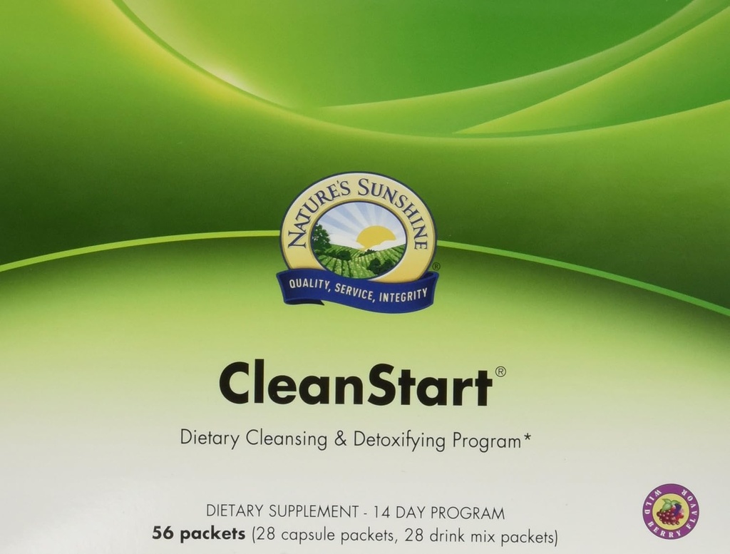 NATURE's SUNSHINE Cleanstart Capsules, Wildberry, 56 Count