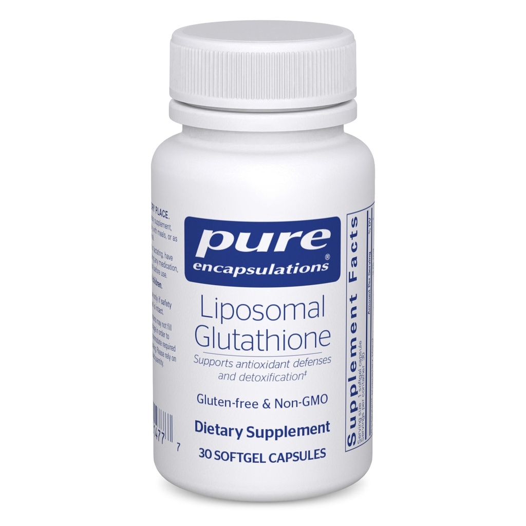 Pure Encapsulations Liposomal Glutathione - Supporto Immune & Liver Detox* - Protezione Antiossidante - con Setria Glutathione - Non-GMO - 30 Softgel Capsule