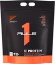 Regel 1 R1 Protein Whey Isolate - mit 25g Protein & 6g BCAA Exklusiv von isolierten & hydrolysierten Quellen für Workout Recovery (10 Pfund*, Chocolate Fudge)