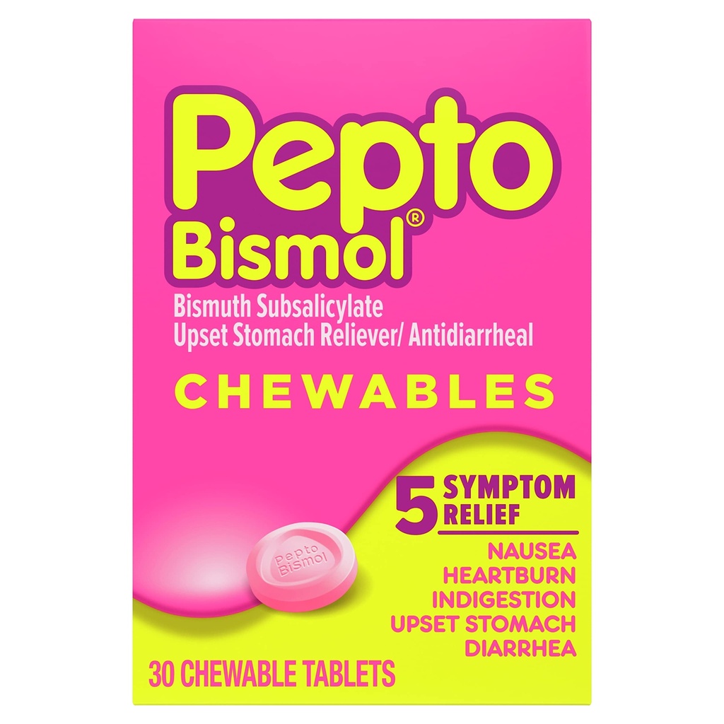 Pepto Bismol Pepto-Bismol Kautabletten, 30 ct,