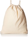 TBF 12 Pack en vrac en coton Toile Drawstring Sacs à dos (14" L x 18" H) - Parfait pour le bricolage, l'artisanat, les événements et plus