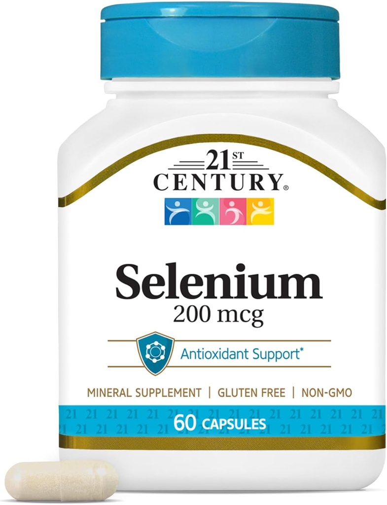 Selenium 200 mcg Kapseln, 60 Zähler