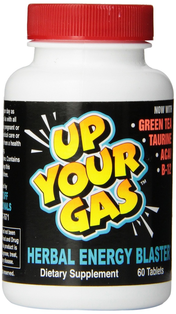 UP Ihr Gas Kräuter Energie Blaster Tabletten, 60 Zähler