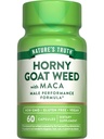 Nature's Truth Horny Goat Weed avec des capsules d'extrait de poudre de Macao 60