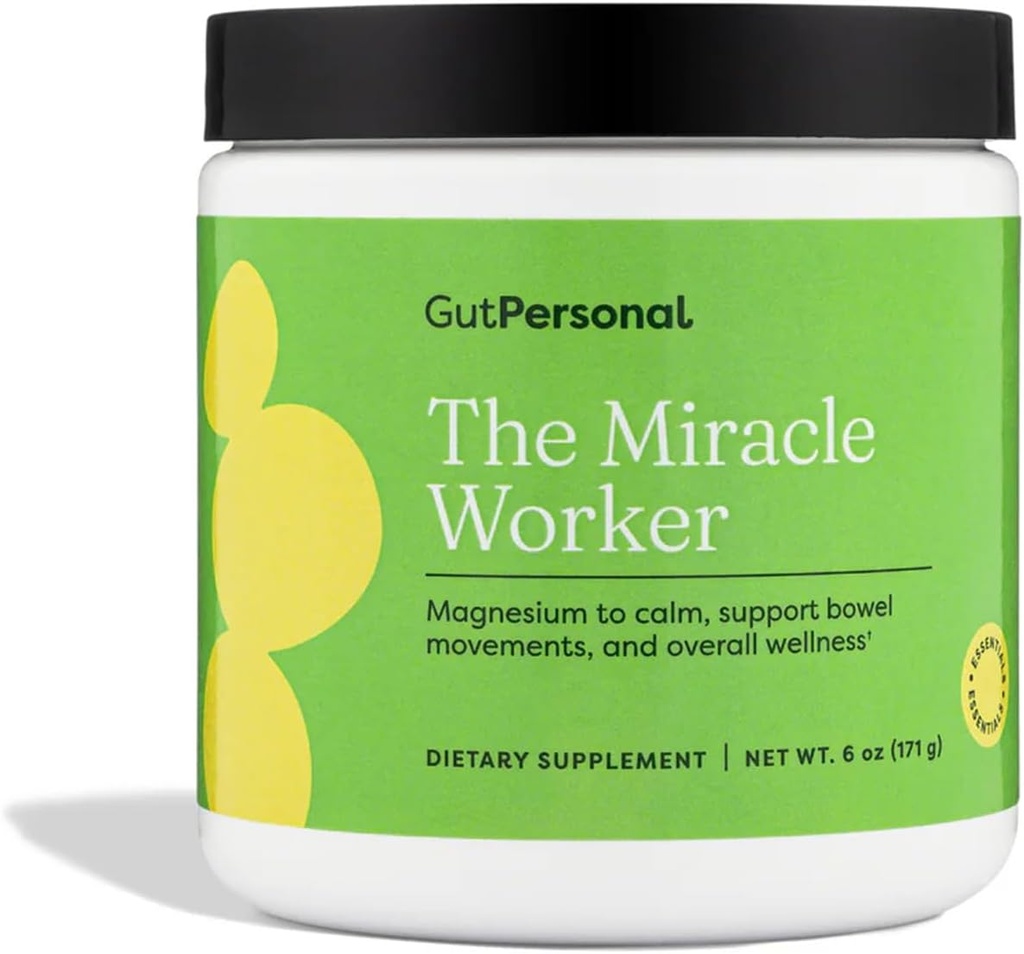 Das Miracle Worker Magnesium Glycinate Pulver für Schlaf - Chelat Magnesium Trinkpulver-Ergänzung hilft, Stress und Regelmäßigkeit zu reduzieren, während Muscle Cramps mit Erdbeer Flavor - 30 Portionen