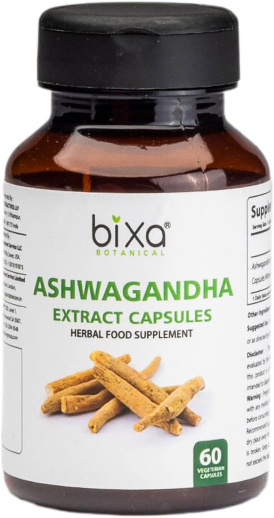 Bixa BOTANICAL Ashwagandha Extract (Withania Somnifera Root) (en anglais seulement) (en anglais seulement) (60 Nombre (paquet de 1))