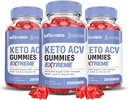 Justified Laboratories (3 Pack MIcrobio Keto ACV Gummies Extreme 2000MG Micro Bio Keto Gummies Apple Cider Vinegar Formulated with Pomegranate Beet Juice Powder B12 Vegan Non GMO 180 Gummys