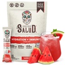 Salud 2-in-1 Hydration und Immunität Elektrolyte Pulver, Watermelon Margarita - 15 Servierungen, Agua Fresca Drink Mix, Elderberry, Dairy & Soy Free, Non-GMO, Glutenfrei, Vegan, Low Calorie, 1G Zucker