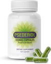 Sostegno di psoriasi per la pelle, 120 capsule di erbe, integratori di psoriasi naturale, piante medicinali ayurveda tradizionali indiani con 6 erbe antiossidanti, supplemento di pelle secca e prurito