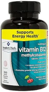 Mitglieder Mark Sublingual Vitamin B12 5000mcg (300 Count) (3 Pack)