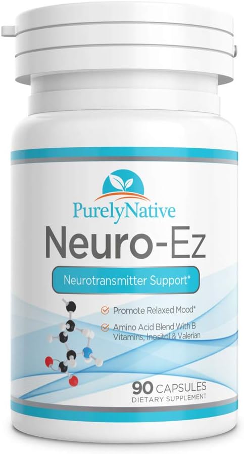 Neuro-Ez Aminosäure Blend mit B Vitaminen & Valerian Neurotransmitter Unterstützung fördert entspannte Stimmung Eine wirklich beruhigende Erfahrung