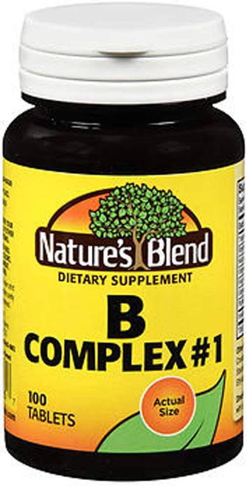 Nature's Blend B Complex #1 Tablets - 100 ct, Pack of 3