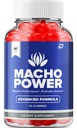 Macho Power Gummies für Herren – MachoPower Male Gummies All-Natural Supplement, Power Macho Gummies Bewertungen (1 Pack - 60 Gummies)
