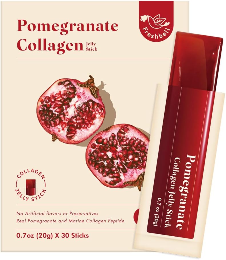 Peptide de collagène marin avec 100% réel Espagne grenade - Pas de saveurs artificielles - Pas de conservateurs - Pas de sucre ajouté - Facile-à-absorber