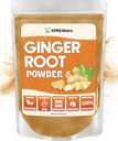 XPRS Poudre de gingembre Nutra - Poudre de racine de gingembre de qualité supérieure avec parfum d'épicéa - Poudre de gingembre de qualité supérieure - Gingembre en poudre d'origine végétale (8 once)