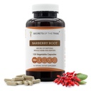 Secrets of the Tribe Barberry Root 120 Kapseln, Hergestellt mit Gemüsekapseln und Barberry (Berberis Vulgaris) Getrocknete Wurzelrinde (120 Kapseln)