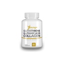 Jung + Glutathion, Glutaminsäure und Kollagen. Antioxidans Supplement - 1000mg, 60 Kapseln