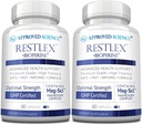 Scienza approvata Restlex - 420 mg Magnesio Glycinate Blend, L-teanina 200 mg - 60 capsule - Confezione da 2