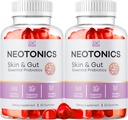 (2 Confezione) Neotonici Pelle e Gummie Gut, Neotonici Skin & Gut Essential Probiotics Gummies, Neotonics Skin e Gut Gummies Recensioni, Neotonics Recensioni, Neotonics Gummies, 120 Gummies Per 2 Mesi