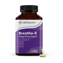 Breathe-X - Allergy & Sinus Relief Supplement - Unterstützt Sinuses & Nasal Discomfort - Non-Drowsy & Fast-Acting - Quercetin, Bromelain, Citrus Bioflavonoids, Nettle Leaf & Vitamin C - 180 Kapseln