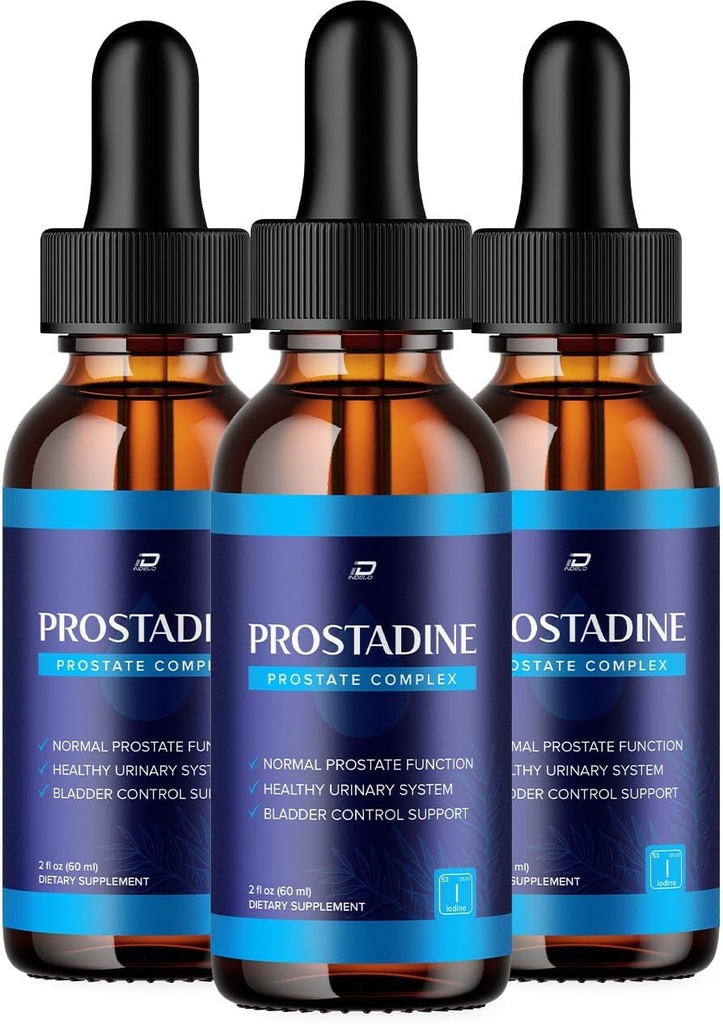 Prostadine Tropfen für die Gesundheit - Blase Urinating Issues - Prostadine Supplement, Maximum Strength Prostatine Droppers, 2024 Neue verbesserte Formulierung, Prostadine (3 Pack- 3 Monate Versorgung)