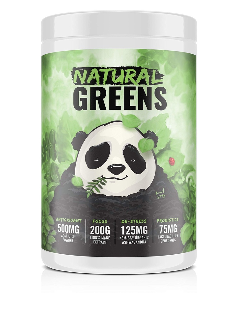 Bio Labs/Panda Supps: Alle natürlichen SUPERFOOD: Grüns, Rots, Golds, Probiotics, Ashwagandha und Lion's Mane, für Gesundheit und Wellness 13.76 Oz (Pineapple)