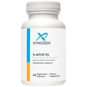 XYMOGEN 5-MTHF ES - 17.000 mcg DFE - Bioactive Folate Supplement as Quatrefolic - Mood, Cardiovascular + Methylation Support - Vitamin B Methyl Folate als L Methylfolat (60 Kapseln)