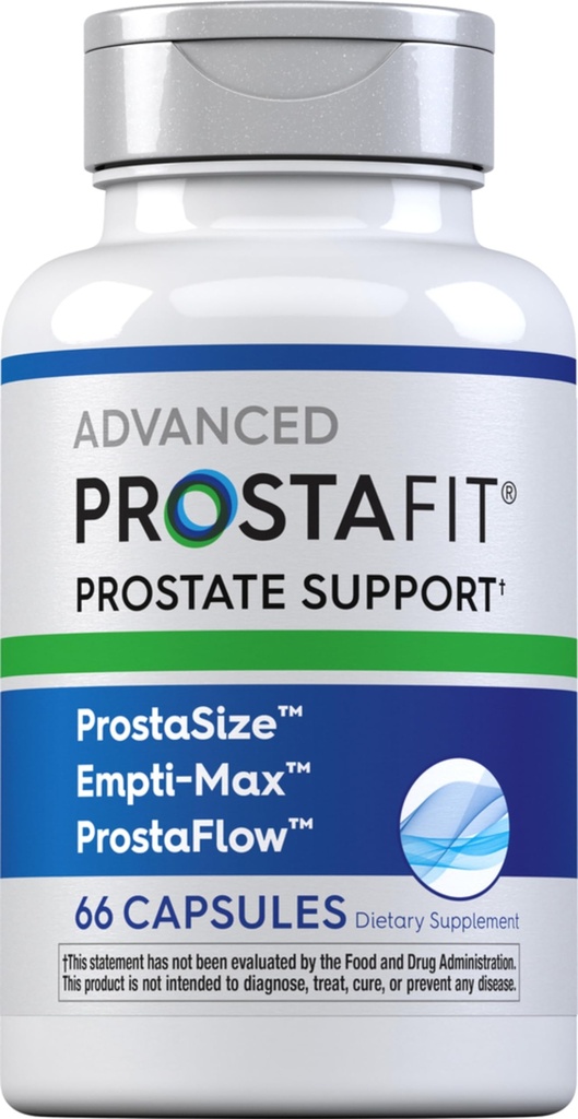 Piping Rock ProstaFit Advanced Prostate Support* | Health Supplement für Männer | Kräuter-Komplex mit Sägen Palmetto, Kürbis Seed, Zink, Plus Sting Nettle Extract s 66 Kapseln | Labor getestet