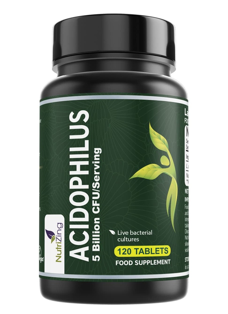 NutriZing ad alta resistenza Lactobacillus Acidophilus 5bn CFU/Serving