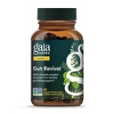 Gaia Herbs Gut Revival - Integratore digestivo a base di erbe per sostenere la salute del fegato - Realizzato con Astragalus, Gotu Kola, Jujube & More - Libero da latticini, Soy & Gluten - 60 capsule vegane (60 Serve)