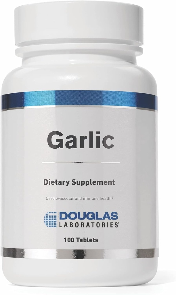 Douglas Laboratories Knoblauch (Odorless) | Unterstützt Herz-Kreislauf-Gesundheit und Immunität | 100 Tabletten