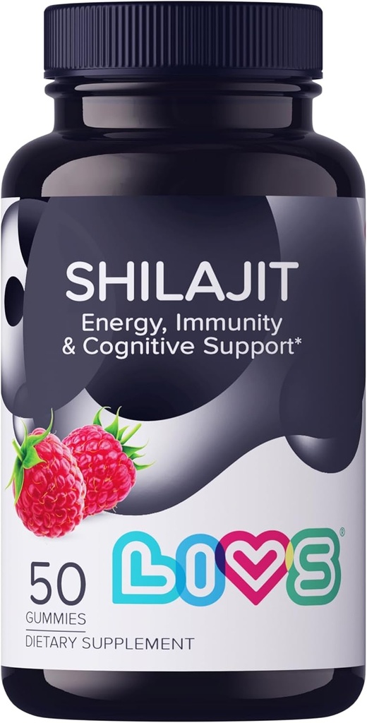 Shilajit Gummies für Männer & Frauen | 10000mg Pure Himalayan Shilajit Gold mit Fulvic Acid, 85+ Mineralien & Ashwagandha | Energiegummis für Frauen & Männer | Natürliche Stamina, Fokus & Vitalität Unterstützung –50 Ct