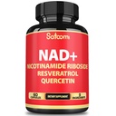 Satoomi NAD supplément avec la nicotinamide Riboside NR, resvératrol, Quercetin - 60 comte - 30 jours