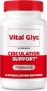 Vital Glyc Capsules - Official Blood Support Formula, Vital Glyc Blood Vessel Cleaner, Vital Glyc Glyco Optimizer Pills, unterstützt Gesamtgesundheit & Wellness, Vital Glyc Powder (60 Kapseln)