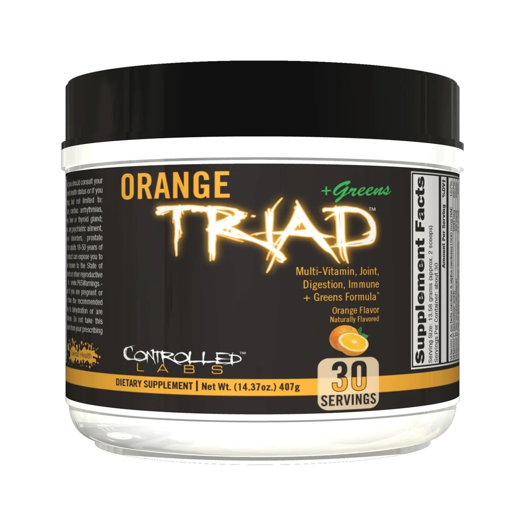 Laboratoires contrôlés Triade orange, 0,9 livre